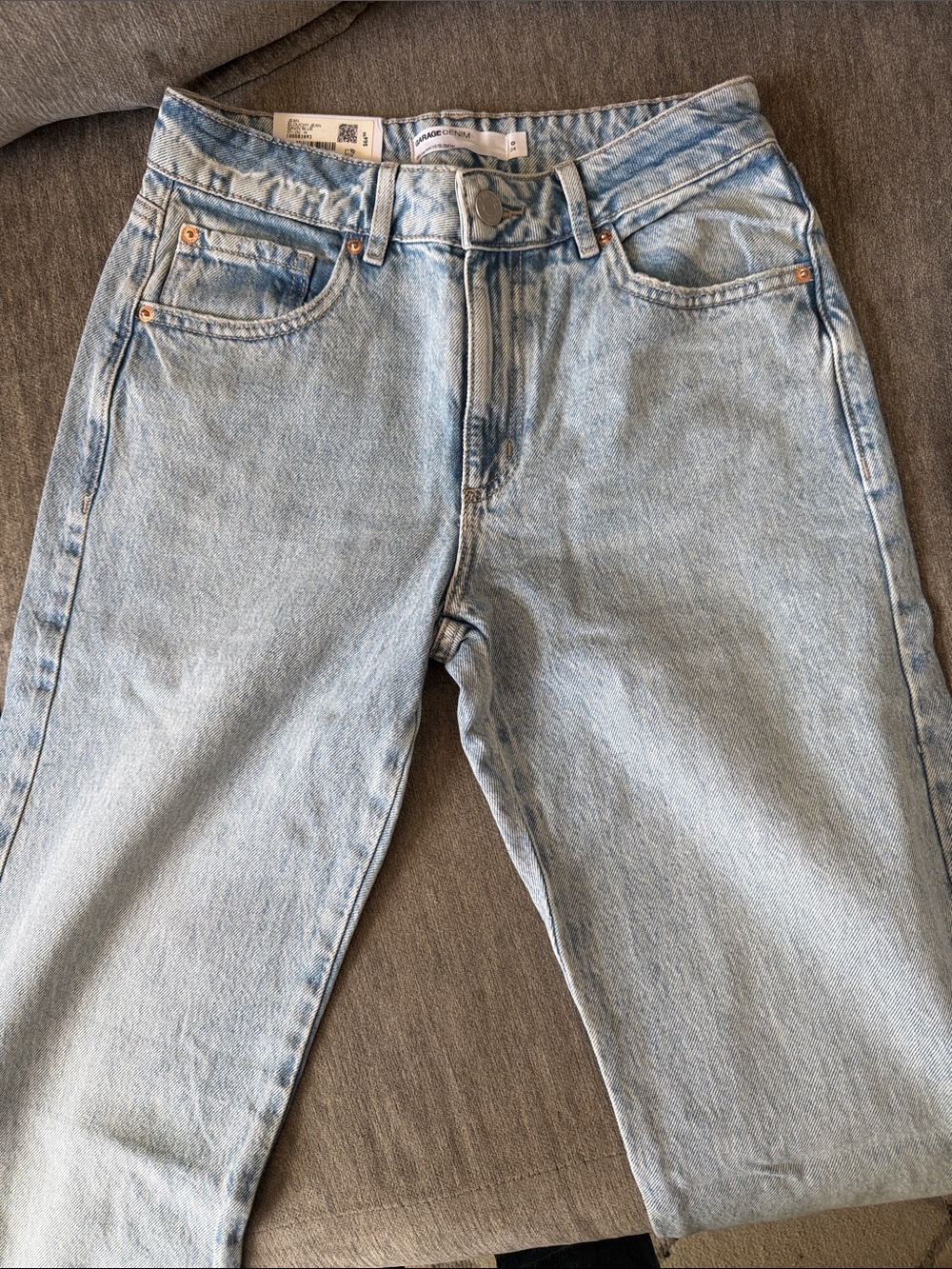 Garage Light Blue Flare Jeans